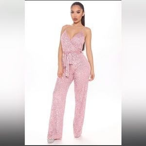 Can't hide the shine- sequin jumpsuit